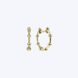 Station Huggie Earrings
