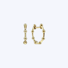 Load image into Gallery viewer, Station Huggie Earrings
