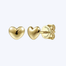 Load image into Gallery viewer, Puff Heart Stud Earrings
