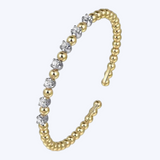 Diamond Bujukan Beads Split Bangle