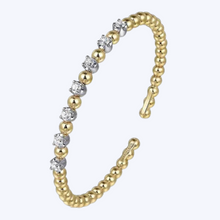 Load image into Gallery viewer, Diamond Bujukan Beads Split Bangle

