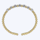 Diamond Bujukan Beads Split Bangle