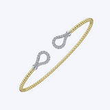 Bujukan Diamond Teardrops Bangle