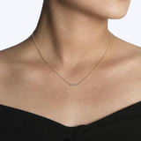 Gaby Petite Diamond Bar Necklace