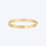 Diamond Accented Bangle