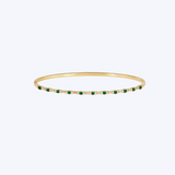 Gemstone and Diamond Station Bracelet