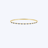 Gemstone and Diamond Station Bracelet