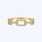 Diamond Link Chain Ring