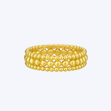 Beaded Triple Ring