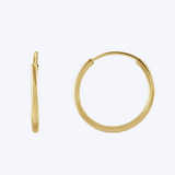 Classic Endless Hoop Earrings