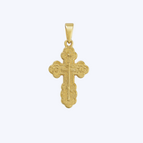 Byzantine Orthodox Cross Pendant