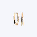 Dune Series Yellow Sunrise Gold Earrings