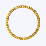 Vintage Ribbed Texture Necklace