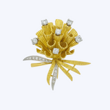 Retro Diamond Spray Brooch