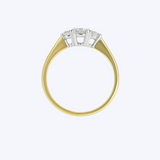 Round Brilliant 3-Stone Diamond Ring