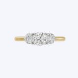 Round Brilliant 3-Stone Diamond Ring