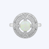 Art Deco Opal Ring