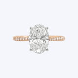 2.18ctw Oval Lab-Grown Diamond Ring