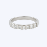 Princess Cut Diamond Semi-Eternity Ring