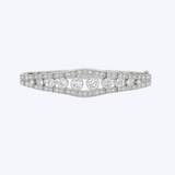 Art Deco Diamond Illusion-Set Bracelet