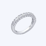 1.73ctw Emerald-Cut Diamonds Anniversary Band
