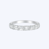 2.12ctw East West Emerald-Cut Diamonds Anniversary Band