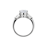 Kate Round Brilliant with Tapered Baguettes Engagement Ring