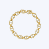 Diamond Anchor Bracelet