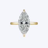 2.72ctw Marquise Lab-Grown Diamond w/Hidden Halo Solitaire
