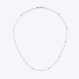 Roberto Coin Bezel Diamond Station Necklace