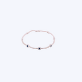 Tyla Diamond and Sapphire Tennis Bracelet