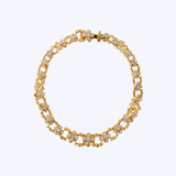 Basilik Collection Diamond Clover Bracelet