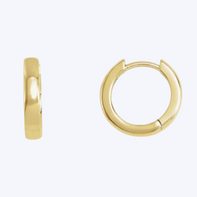 Load image into Gallery viewer, 14k Yellow Gold Huggies
