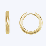 14k Yellow Gold Huggies