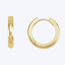 Load image into Gallery viewer, 14k Yellow Gold Huggies
