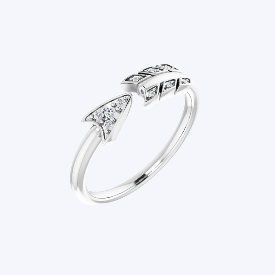 Diamond Arrow Ring