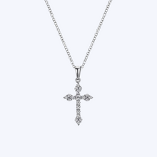 Load image into Gallery viewer, Ashley Diamond Cross Necklace
