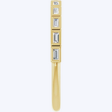 Baguette Lab-Diamond Bezel Band