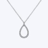 Diamond Teardrop Necklace