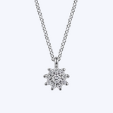 Alexia White Sapphire Pendant Necklace