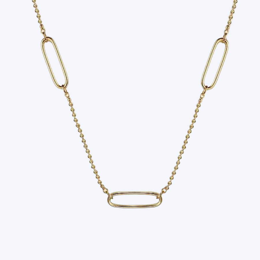 Kat Bujukan Link Station Necklace