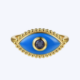 Bujukan Bead Evil Eye Ring