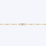 Erika Diamond Paperclip Bracelet
