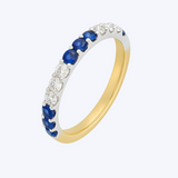 Jenna Sapphire and Diamond Ring