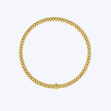 Gold Stretchy Woven Bracelet