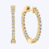 Rebecca 15mm Diamond Hoops