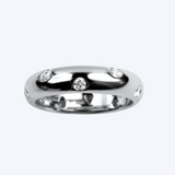 Platinum "Eloite" Diamond Band