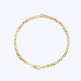 Birthstone Bezel-Set Solitaire Link Bracelet