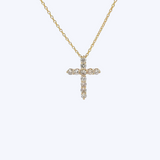 Lizzy Cross Diamond Necklace