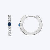 Birthstone 14mm Hoop Earrings